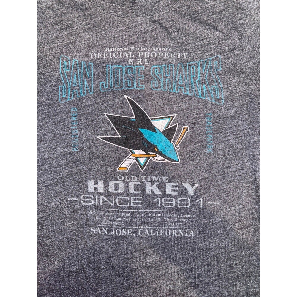NHL San Jose Sharks Hockey T-Shirt - Size L